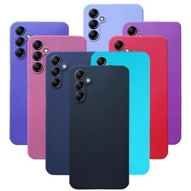 Imagem de Capa Capinha Aveludada Anti Impacto Compativel Com Samsung Galaxy A55 