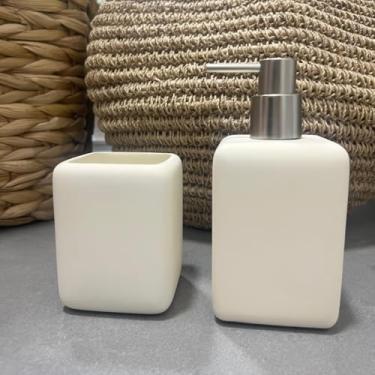 Imagem de Kit Banheiro Poliresina 2 Peças Florarte