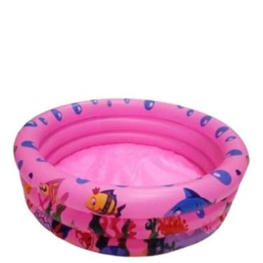 Imagem de Piscina Infantil Inflável Redonda(Rosa)