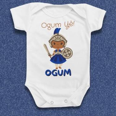 Imagem de Body Roupa Para Bebê Orixás Ogum Candomblé Umbanda - Borizinho Baby, B