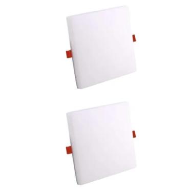 Imagem de Kit 2x Painel Plafon Frameless Borda Infinita Sobrepor Ou Embutir Quadrado 22x22 36W 6500K Bivolt