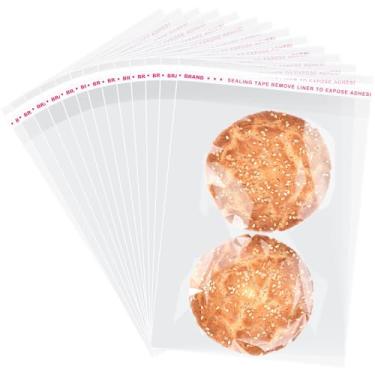 Imagem de ZGORENDZ 300 sacos de celofane transparentes 12 x 18 cm, sacos de embalagem autovedantes para biscoitos, doces, presentes, lembrancinhas, suprimentos de padaria, saco de biscoito para biscoitos de