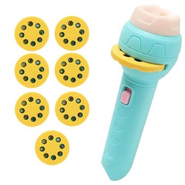 Imagem de Criança Lanterna Projetor Com 56 Imagens Brinquedo 2 Em 1 Infantil Adequado Para Meninos E Meninas (Verde)