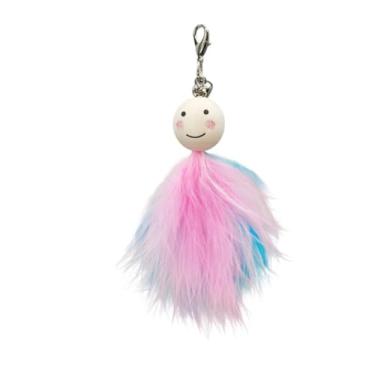 Imagem de Luzhengyang Recargas de varinha Feather Cat Teaser – Cabeças inspiradas em pássaros naturais, acessórios de brinquedo de gato para brincadeiras interativas (pacote com 5) (boneca saia de grama