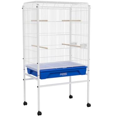 Imagem de Viveiro Grande para Canário Periquito e Agaporni Malha Fina (Azul)