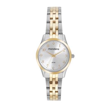 Imagem de Relógio Mondaine Feminino Cristais Bicolor 32699LPMVBE2