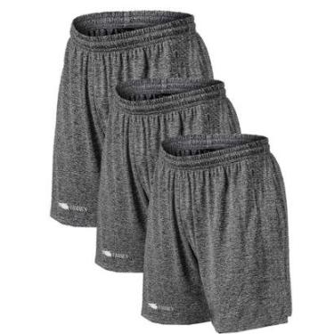 Imagem de Kit 3 Shorts Bermuda Plus Size Dry Academia Treino-Masculino