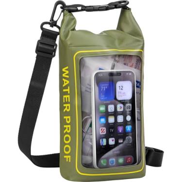 Imagem de GPUSFAK Kit de primeiros socorros à prova d'água de 154 peças com bolsa para celular à prova d'água, kit de emergência para barco, kit médico de emergência 2 em 1 para passeios de barco, acampamento