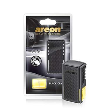 Imagem de Aromatizador de ar para carro Areon ACB02 clipe de ventilação luxuoso e elegante Perfume de aromatizador de ar para carro, 0,27 oz, perfume de cristal preto