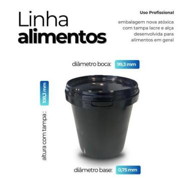 Imagem de Pote Para Freezer E Microondas - Kit Com 250 Pçs - Nastripack