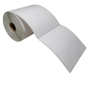 Imagem de Etiqueta Adesiva Couchê 10X10Cm / 100X100Mm Branca - Amorim Etiquetas