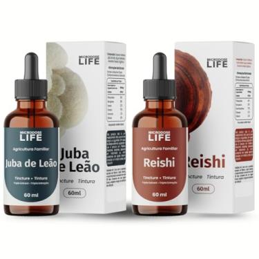 Imagem de Kit Foco E Equilíbrio Juba De Leão E Reishi 60ml | Microdose Life