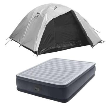 Imagem de Barraca 6 Pessoas Onix Blackout com Colchão Casal Com Bomba 127 Nautik