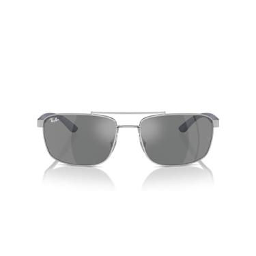 Imagem de Óculos de Sol Ray-Ban 0RB3737 003/6G Tam 60 / Prata - Lentes Cinza Espelhado