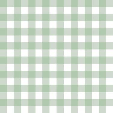Imagem de Papel De Parede Doce Estilo Xadrez Verde 82281