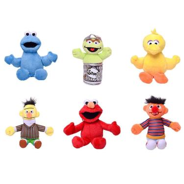 Imagem de Conjunto de bonecas de pelúcia Streets Elmos Big Bird Cookie Monster
