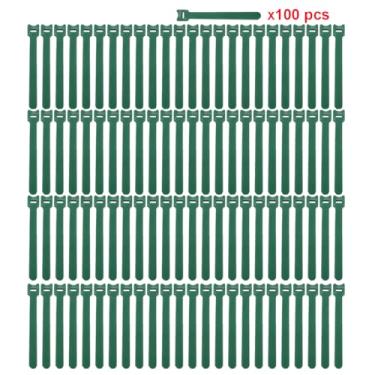 Imagem de 100 PCS Cabos de Fixação Reutilizáveis Cintas para Computador Microfone Alto-Falante Guitarra TV Nylon Organização em Casa e Escritório