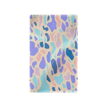 Imagem de Wassud Placa de cobertura de interruptor de luz com design de leopardo colorido, 1 capa de tomada em branco, placa de parede, decoração de casa, sala de estar, quarto, decoração