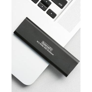 Imagem de Adaptador M.2 NVMe SSD Enclosure, USB 3.2 Gen2 NvMe para USB sem ferramentas, adaptador para SSDs 2230/2242/2260/2280, capa de unidade de estado sólido extensível, suporta chave M-Key/B+M