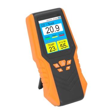 Imagem de LiebeWH Monitor Digital de O2, Detector Portátil de Oxigênio, Medição de Temperatura de Umidade, Faixa de 0-30% Vol para Uso Interno e Externo Doméstico