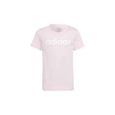 Imagem de Camisa Adidas Essentials Linear Logo Cotton Slim Fit Infantil - IC3152-Feminino
