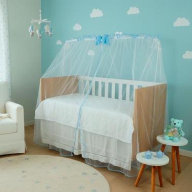Imagem de Mosquiteiro de Fita Para Berço com Laço Bebê Menina Menino - Maria's B