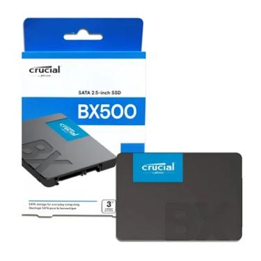 Imagem de SSD Crucial Bx500 1TB, Sata 6GB/s 2.5, Leitura 540 MB/s, Escrita 500 MB/s, Preto - Ct1000bx500ssd1