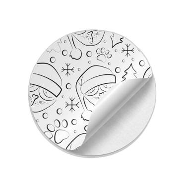 Imagem de Ladrilho Decorativo de Cerâmica Gato Triste em Chapéu de Santa