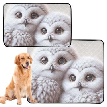 Imagem de TSENQUE Almofadas de urina laváveis fofas e laváveis para animais de estimação para animais de estimação, almofadas absorventes para animais de estimação, tapete impermeável para caixa, pequeno x