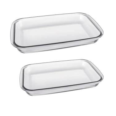 Imagem de Jogo Assadeiras Retangulares Marinex 2 Peças 2,2 litros e 1,6 litros