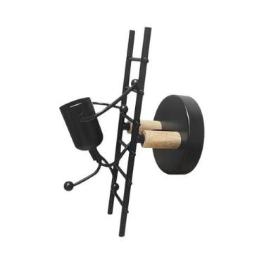 Imagem de Luminária De Parede Moderna Nórdica Para Crianças, Lâmpada De Metal Em