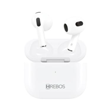 Imagem de Fone De Ouvido Sem Fio, Bluetooth, Hrebos Premium TWS, Cor Preto, Com Caixa Carregadora (HS-504)