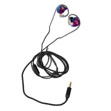 Imagem de Generic Fone de Ouvido Com Fio, Bobina Magnética Composta Ergonômica da Redução de Ruído Auriculares Prendidos para a Corrida do Jogo (Brilhante; 3x2,6 mm)