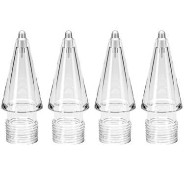 Imagem de COOSTART Pontas de substituição para Apple Pencil 2ª geração/1ª geração/USB-C/Apple Pencil Pro Generation, pontas de metal para Apple Pen compatíveis com estojo de transporte, pacote com 4, 12B