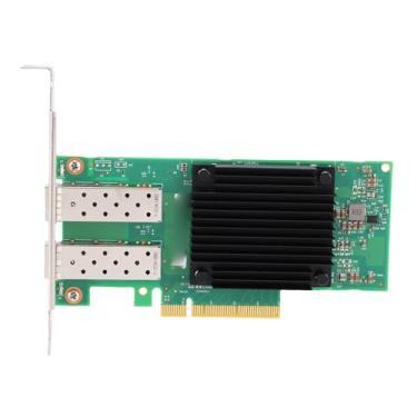 Imagem de Jectse Placa Adaptadora de Rede Ethernet de 2 Portas, Placa de Rede PCIe de 2 Portas 25G SFP28 Com Chip ConnectX 5 EN, para Aplicações de Data Center e Computação Em Nuvem