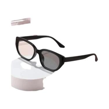 Imagem de Óculos De Miopia Femininos Estilo Gato Com Mudança De Cor UV Anti-luz 