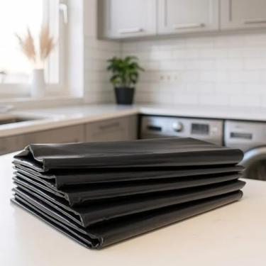 Imagem de Saco de Lixo 20 Litros Reforçado Preto — 60 Micras — Super Resistente — Pacote Econômico — Escolha de 5 até 100 Unidades (40)