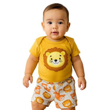 Imagem de Conjunto Bebê Menino Body e Shorts Kyly-Masculino