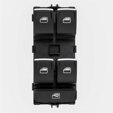 Imagem de HTNAFONI 1 peça interruptor de controle de janela elétrica mestre OEM 5G0959857A 5G0959857C 5G0959857D (Cor: 5G0959857A)