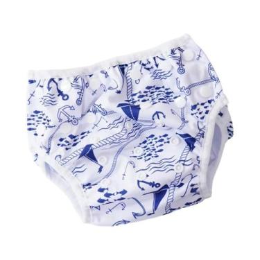 Imagem de Fraldas De Pano Reutilizáveis Para Bebês, Calças De Treinamento Ajustá