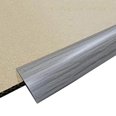 Imagem de GQQGSHOP Tira de transição de piso de 16,4 pés autoadesiva para carpete e acabamento de borda de piso Acabamento de carpete de PVC adequado para transições de limite com altura de 0,15 ~ 0,23