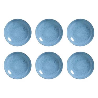 Imagem de Conjunto De Pratos Fundos Bio Breeze 1,1l 6 Pç Porto Brasil Azul