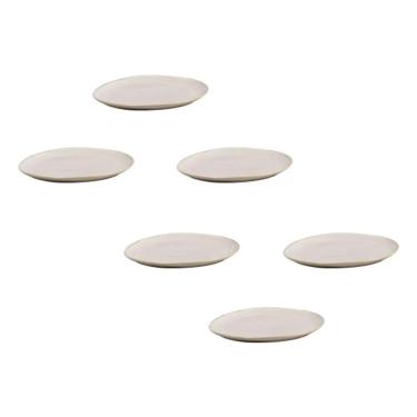 Imagem de Conjunto De Pratos De Sobremesa Ovais Porto Brasil Latte