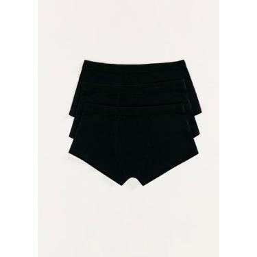 Imagem de Kit 3 Cuecas Sunga Em Malha - Hering, P, Preto