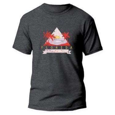 Imagem de Camiseta Básica Algodão Premium Estampa Digital Florida DTF - Pavesi, 