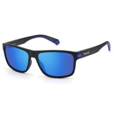 Imagem de Óculos de Sol Polaroid PLD 2121/S 0VK - 58 Preto-Masculino