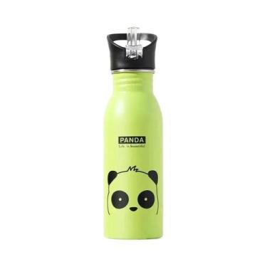 Imagem de Garrafa De Água Esportiva De Aço Inoxidável Kawaii 500ML Para Crianças