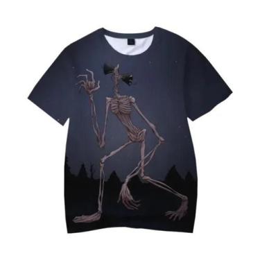 Imagem de Camiseta 3D Impressa De Terror Para Crianças, Meninos E Meninas, Camis
