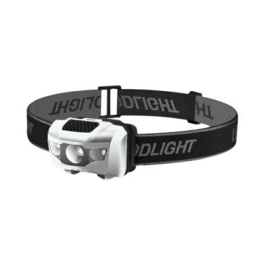 Imagem de Lanterna De Cabeça Mini LED Potente 3W Luz Branca E Vermelha 4 Modos À