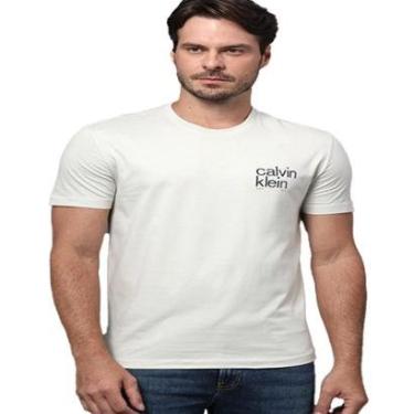 Imagem de Camiseta masculina Calvin Klein Since 1978 off white-Masculino